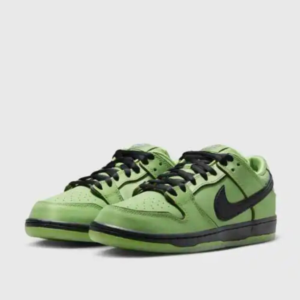 Nike The Powerpuff Girls x Dunk Pro SB QS Low Buttercup Size 10M/11.5W